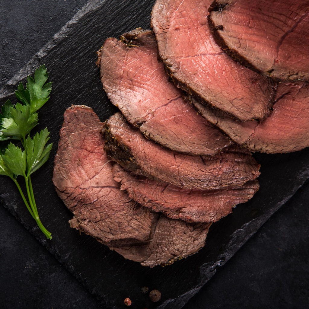 Cooked Roast Beef Portion