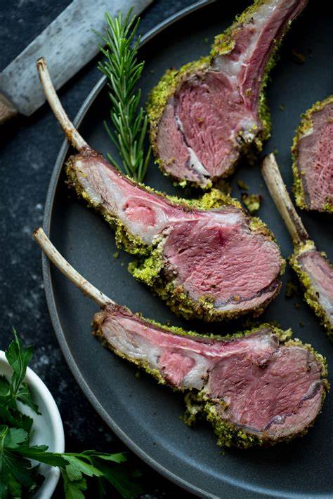 [COTLETTES_HERB_CRUSTED_AND_FRENCHED] Cotlettes (Herb Crusted And Frenched)