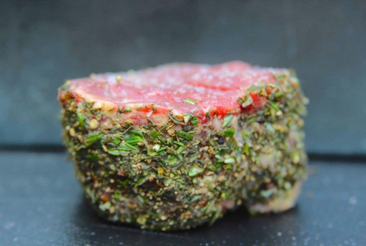 [HERB_CRUSTED_URUGUAIAN_TENDERLOIN_FILET_MIGNON] Herb Crusted Uruguaian Tenderloin, Filet mignon