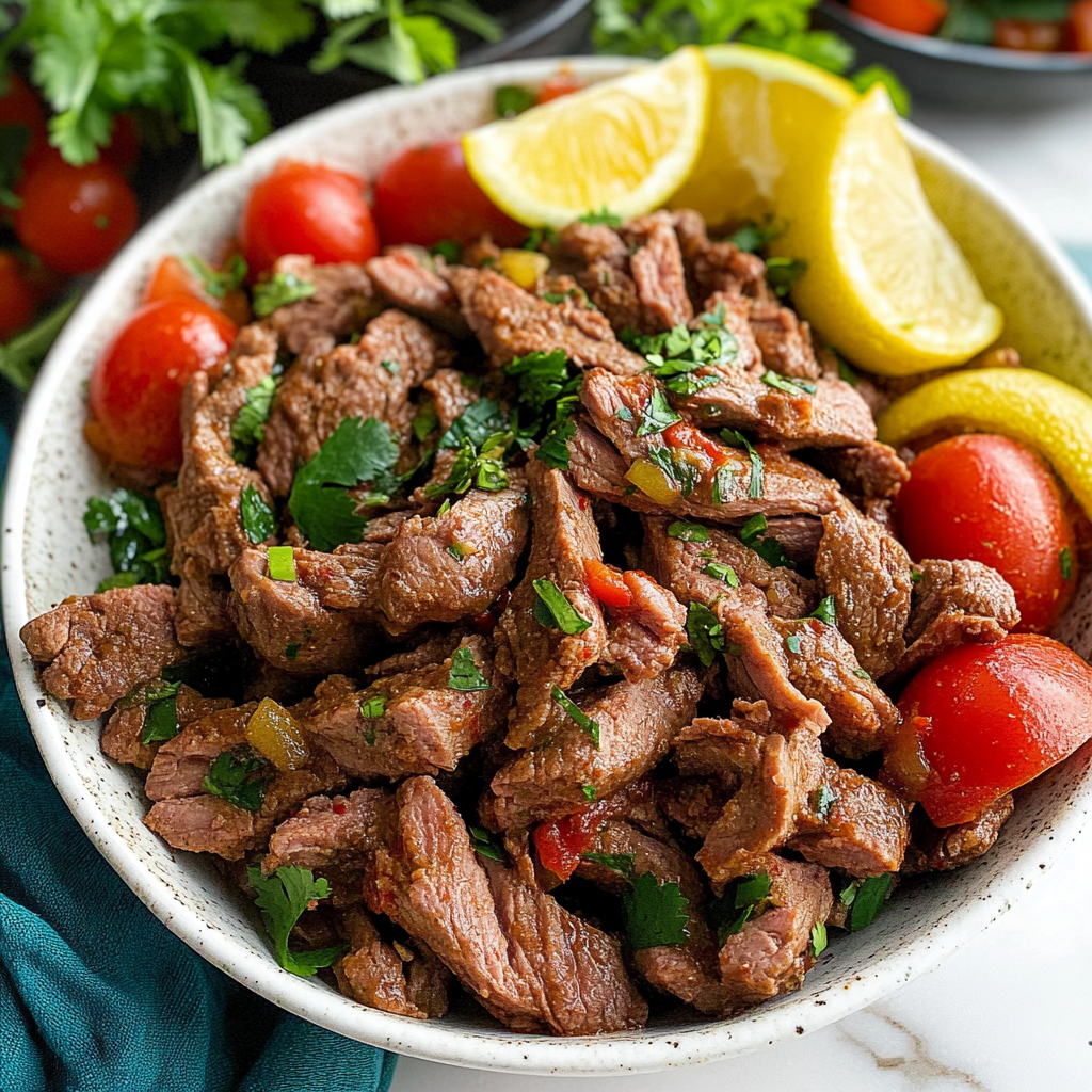 Marinated Beef Shawarma